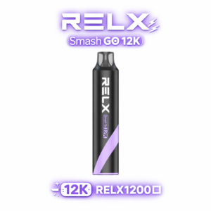 【解癮天花板】RELX Smash Go 12000 抽 500mAh 閃充不斷電、穩壓技術始終如一 5% 強勁擊喉感、一秒上頭極致滿足 15ml 爆爽大油量 台灣現貨