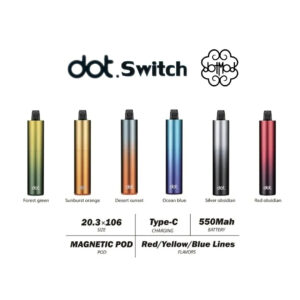 【DOT 佩特里】進化版一代主機 終極防漏結構再封頂 內建550mAh怪獸級大電量 穩壓技術確保每一口皆是澎湃動力 Type-C 閃充不跳火 台灣現貨