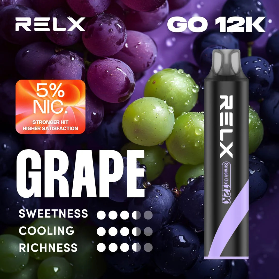 【解癮天花板】RELX Smash Go 12000 抽 500mAh 閃充不斷電、穩壓技術始終如一 5% 強勁擊喉感、一秒上頭極致滿足 15ml 爆爽大油量 台灣現貨:圖片 2