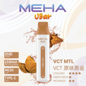 【MEHA VBar 魅嗨】小白條 8500 搭載 650mAh 澎湃動力核心 3% 醇熟配方確保每一口皆是絲滑入肺 老煙友激推的性能神機 台灣現貨