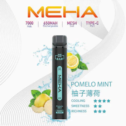 【MEHA 魅嗨】小黑條 7000 抽 搭載極強冰爽黑科技 3% 黃金比例綻放醇厚果韻 內建 650mAh 澎湃電力核心 台灣現貨:圖片 11