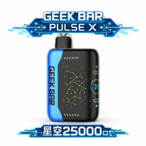 【25000 抽·星空旗艦】GEEK BAR Pulse X 首創 3D 弧面工藝美學、握感細膩不沾指紋 50mg 強效尼古丁鹽 極致爆發力 台灣現貨